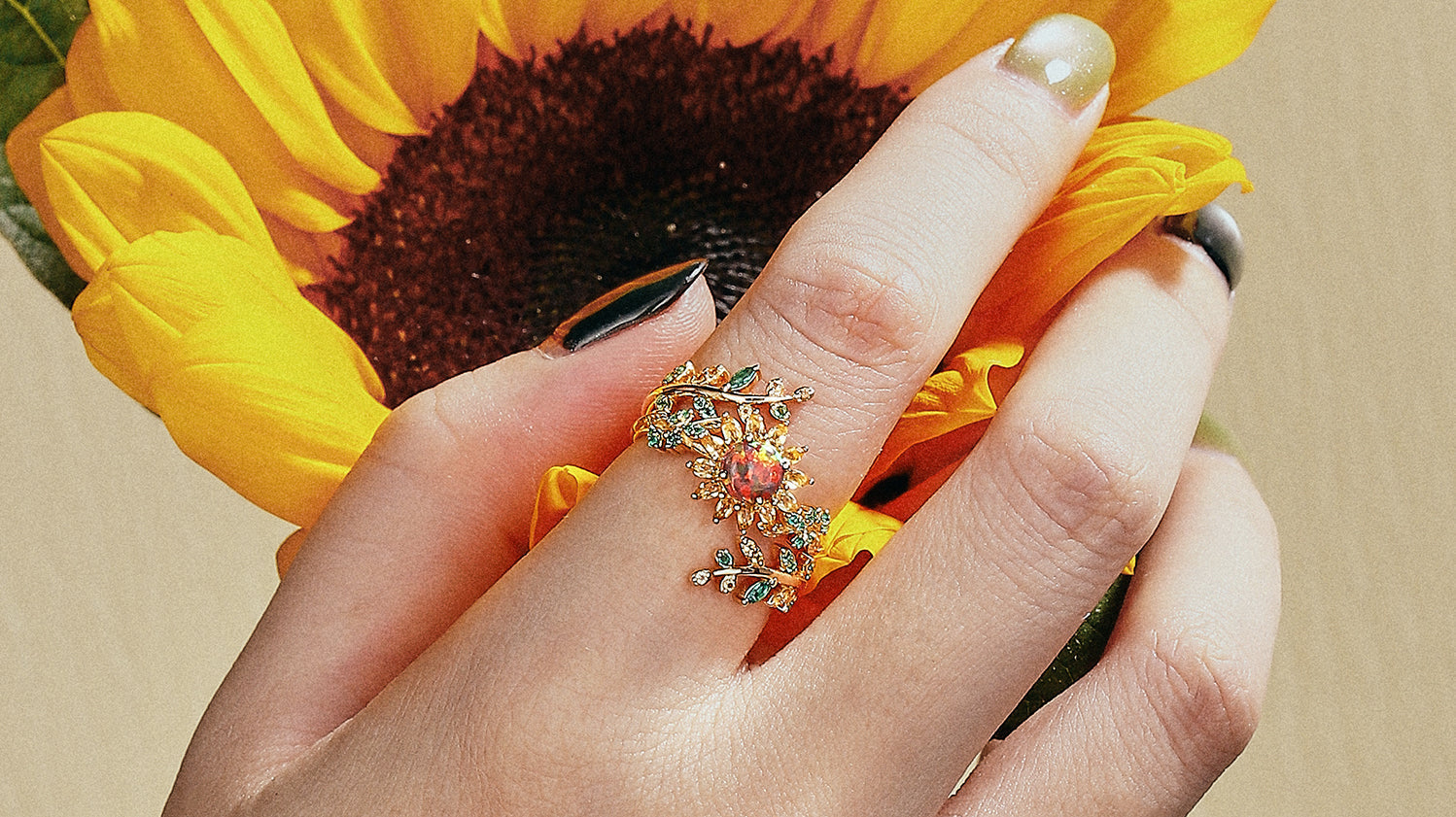 Sunflower Rings