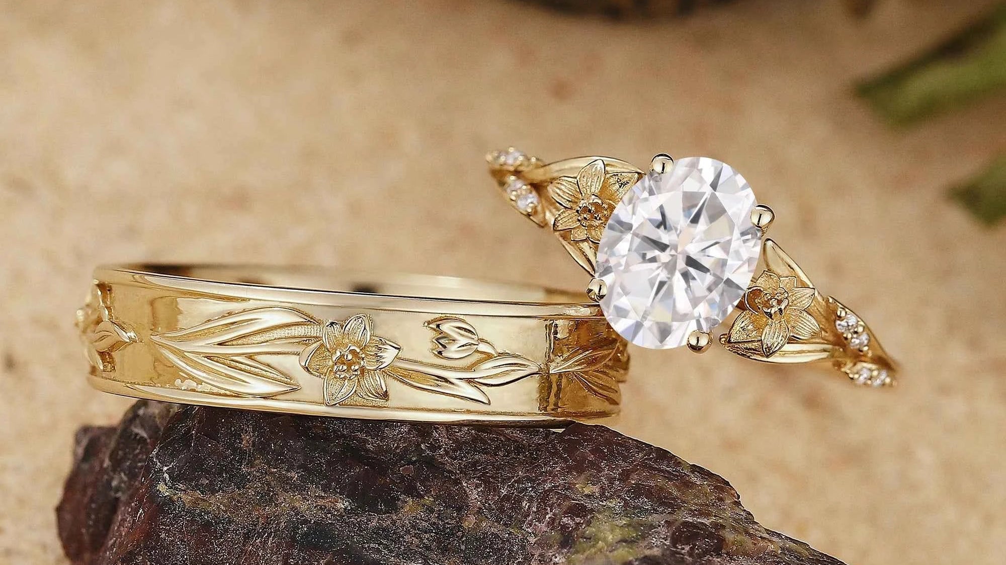 Nature Inspired Engagement Rings