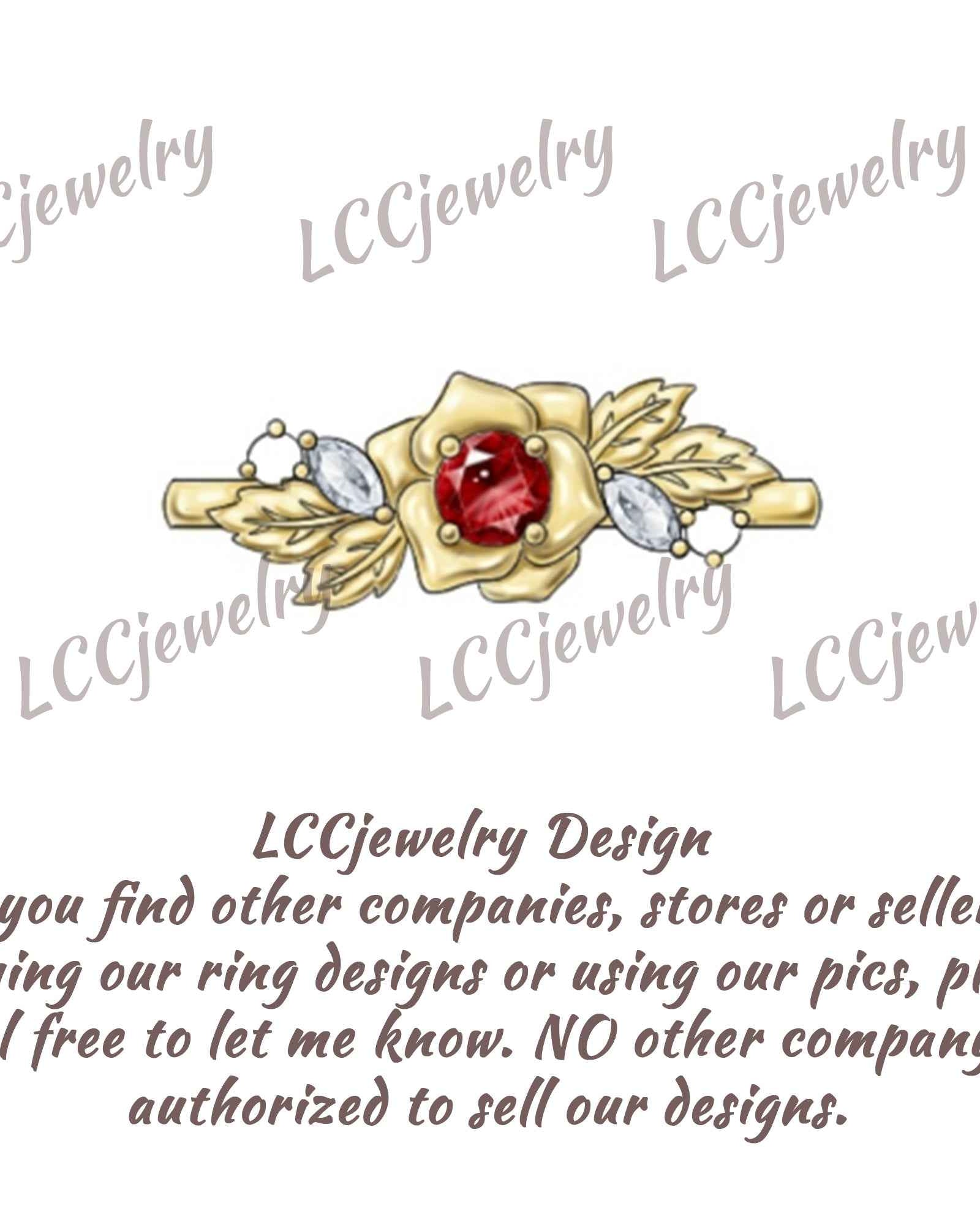 Floral Inspired | Moissanite Engagement Ring Handmake Rose Design