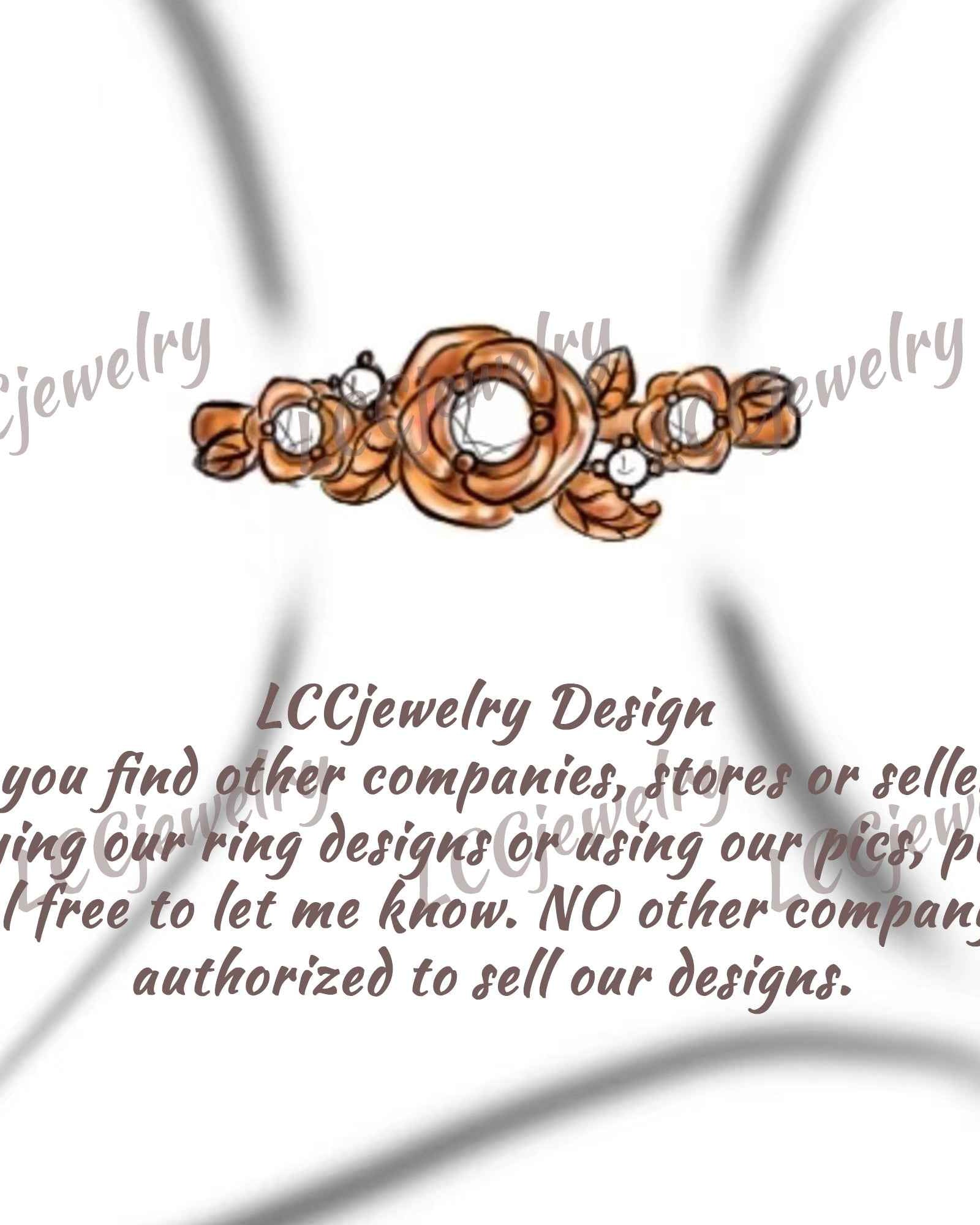 Floral Inspired | Handmake Rose Engagement Ring