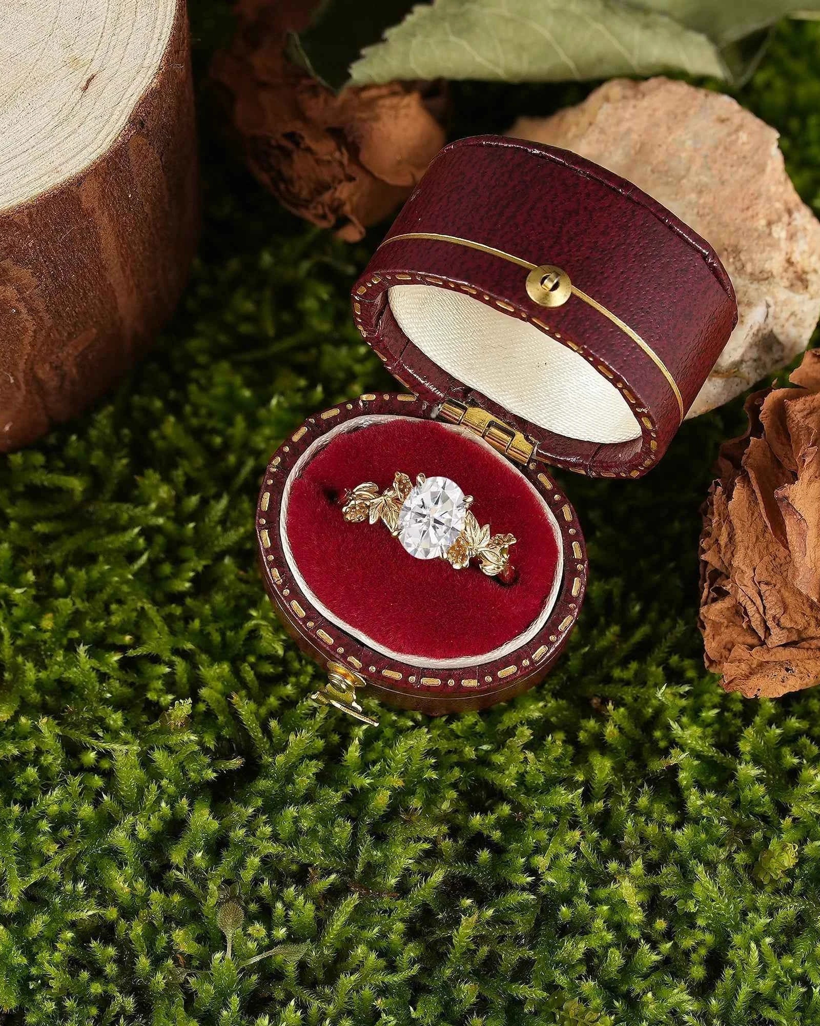 Floral Inspired | Daffodils Design Moissanite Engagement Ring