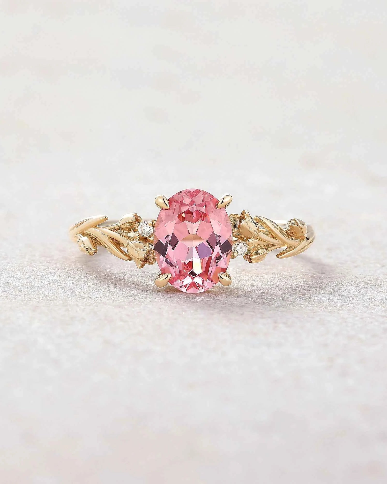 Floral Inspired | Papalacha Spring Tulip Engagement Ring
