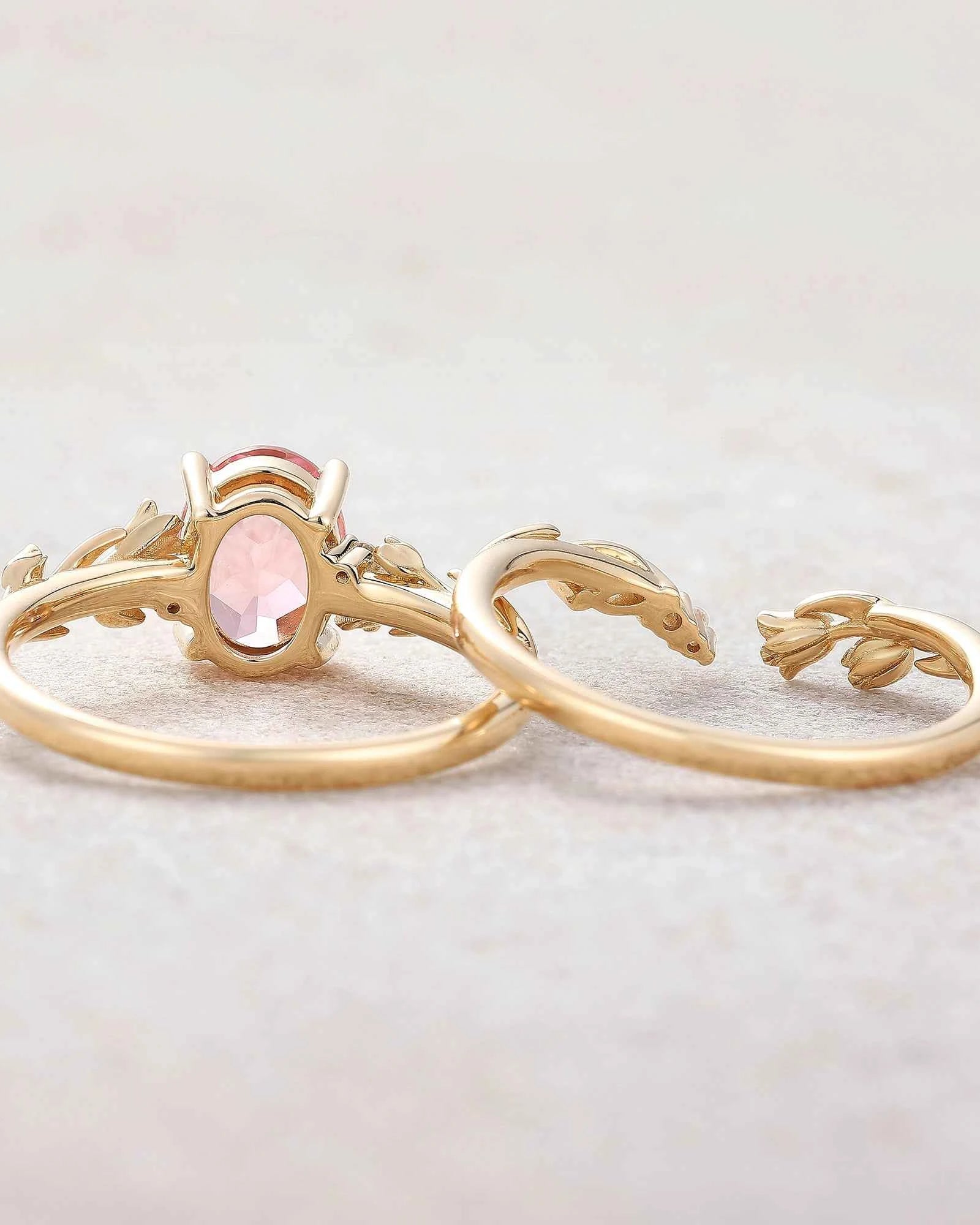 Floral Inspired | Papalacha Spring Tulip Engagement Ring Set