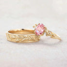 Floral Inspired | Papalacha Tulip Flower Design Couple Ring Set