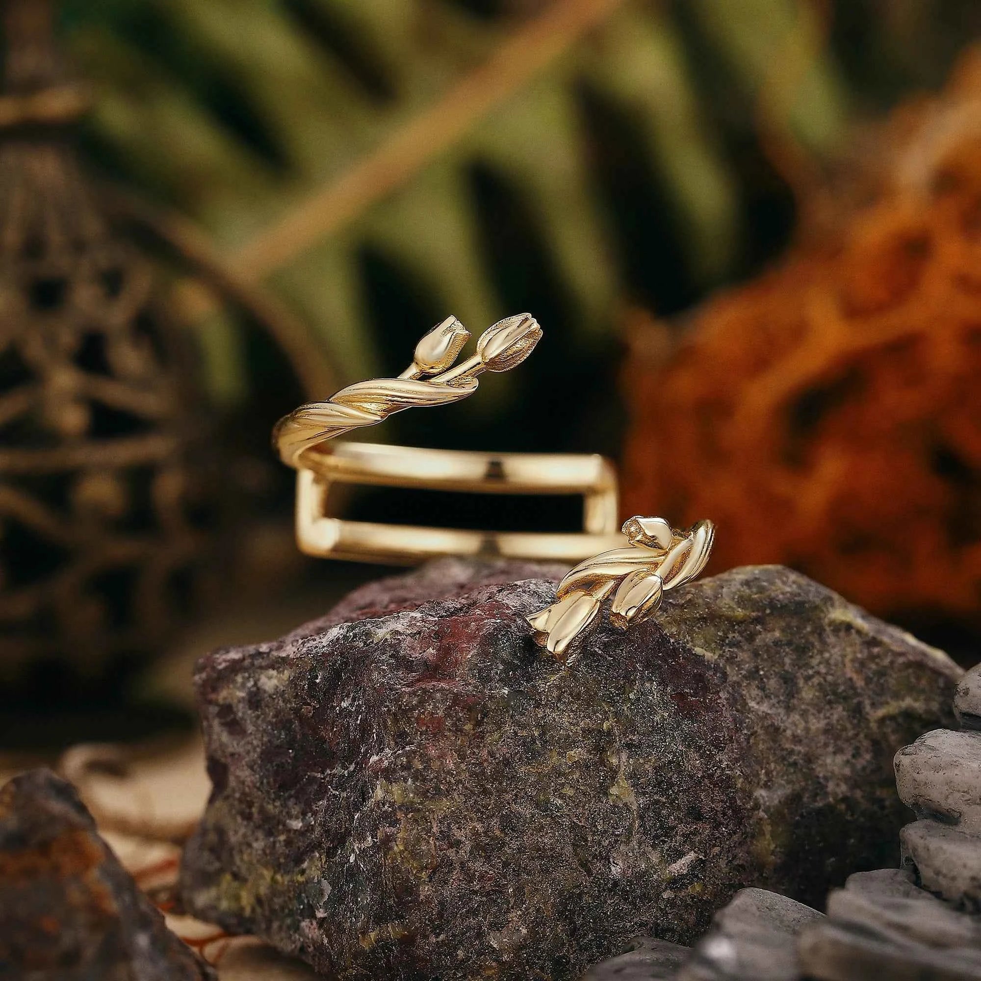 Floral Inspired | Tulip Design Enhancer Wedding Band