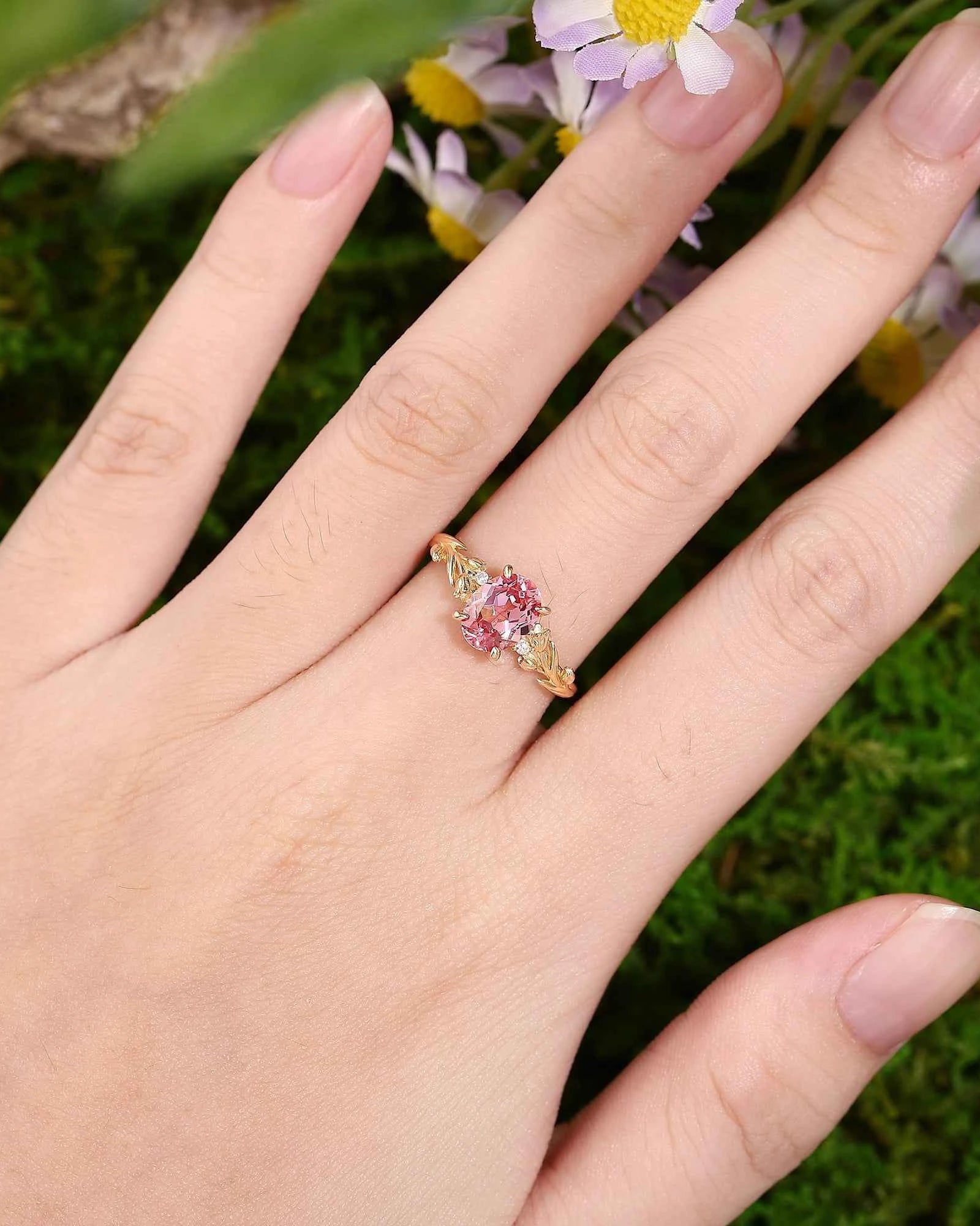 Floral Inspired | Papalacha Spring Tulip Engagement Ring