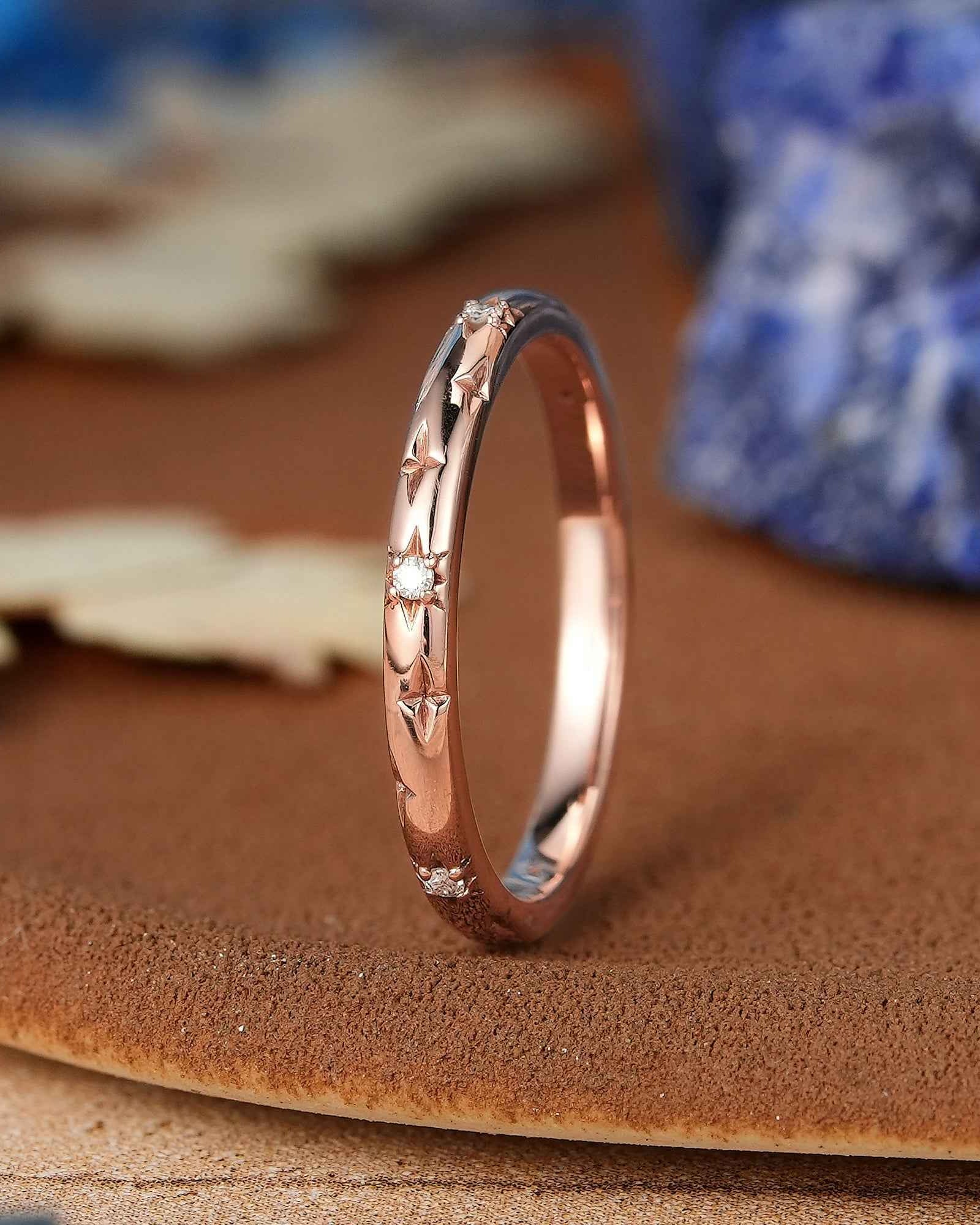 Star Inspired | 2pc Star Design Couple Rings Set For Men and Women