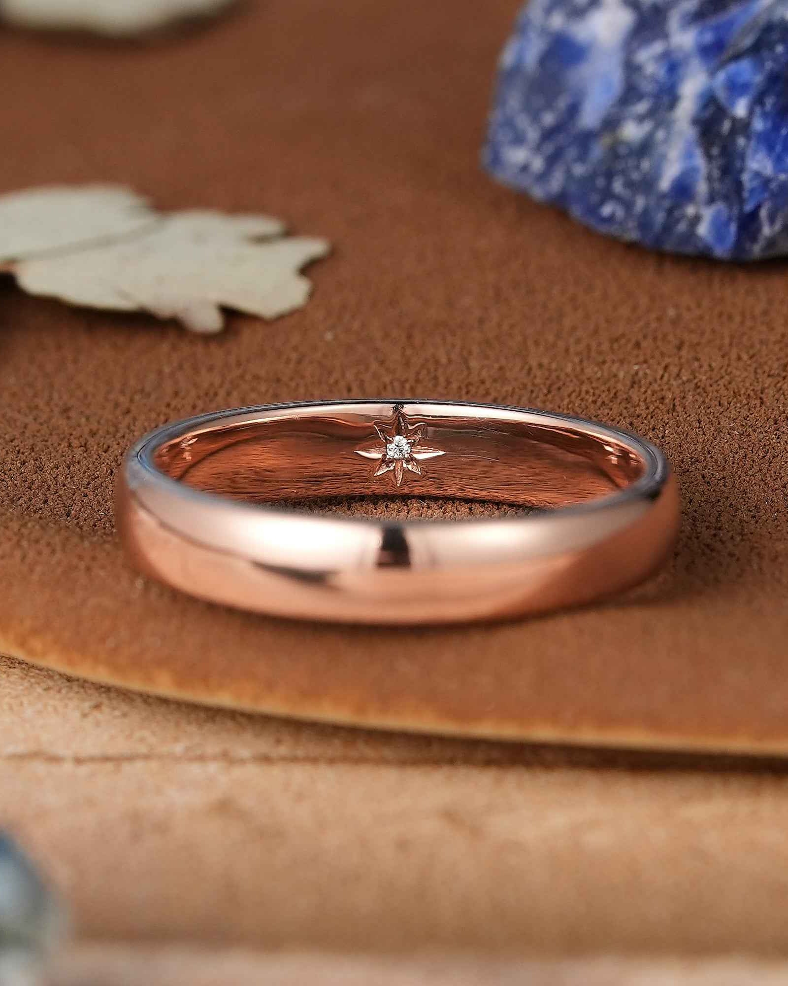Star Inspired | UnisexWedding Band His and Hers Ring