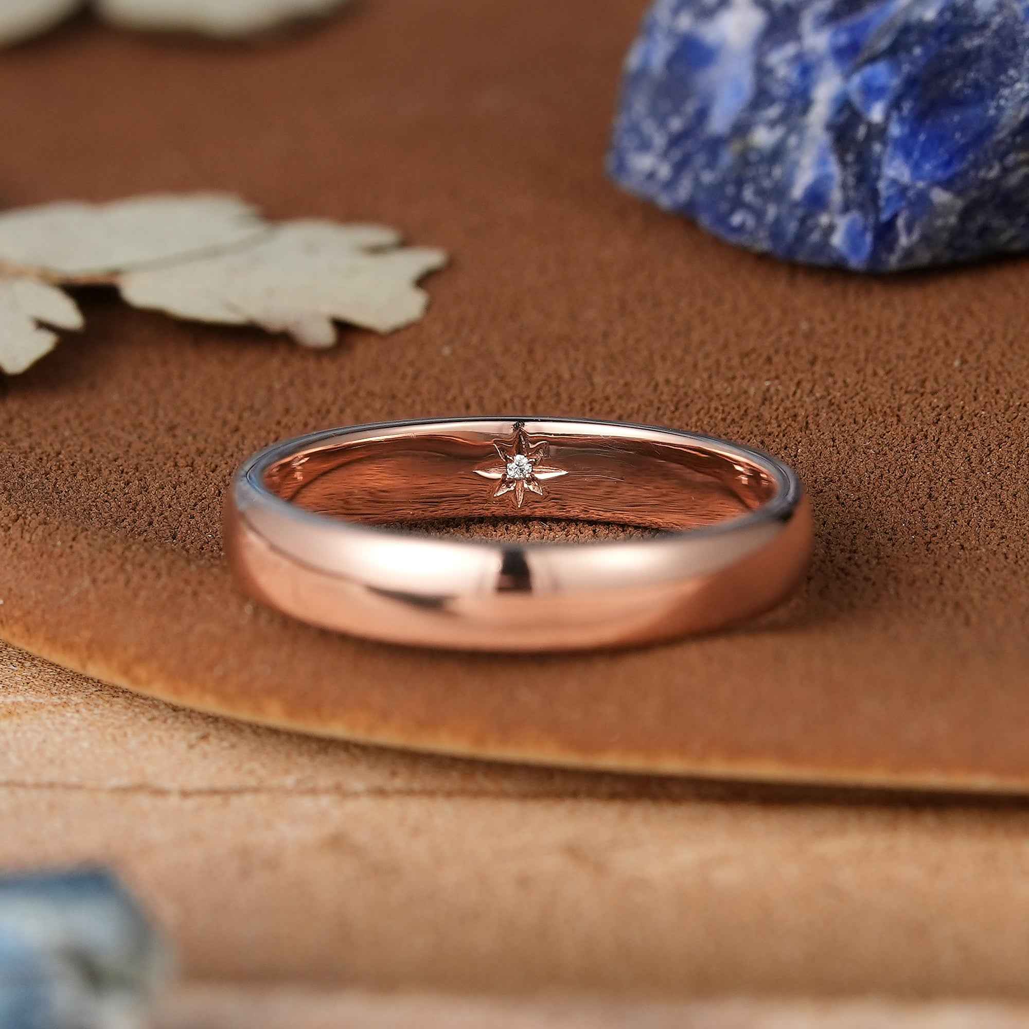 Star Inspired | UnisexWedding Band His and Hers Ring