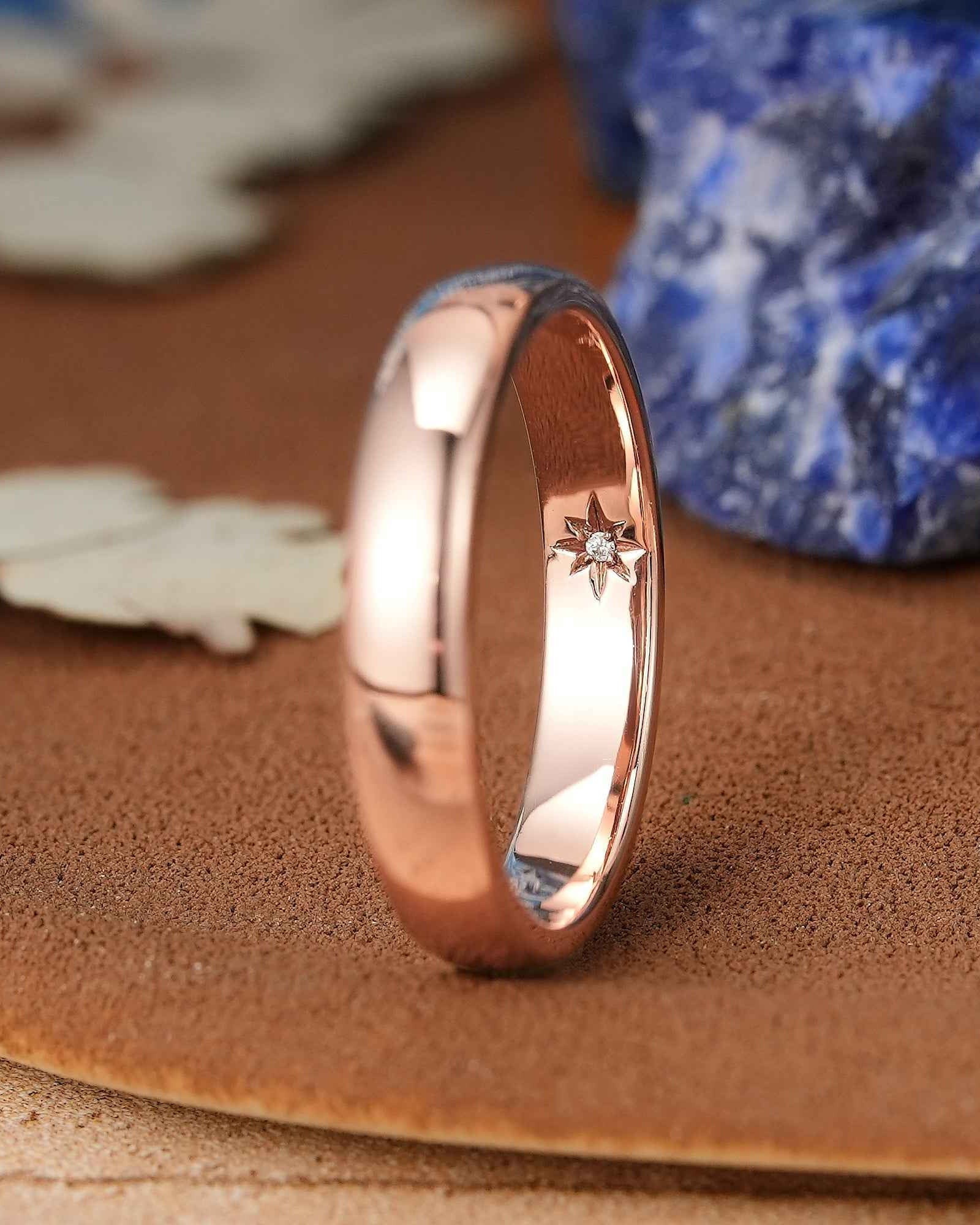 Star Inspired | 2pc Star Design Couple Rings Set For Men and Women