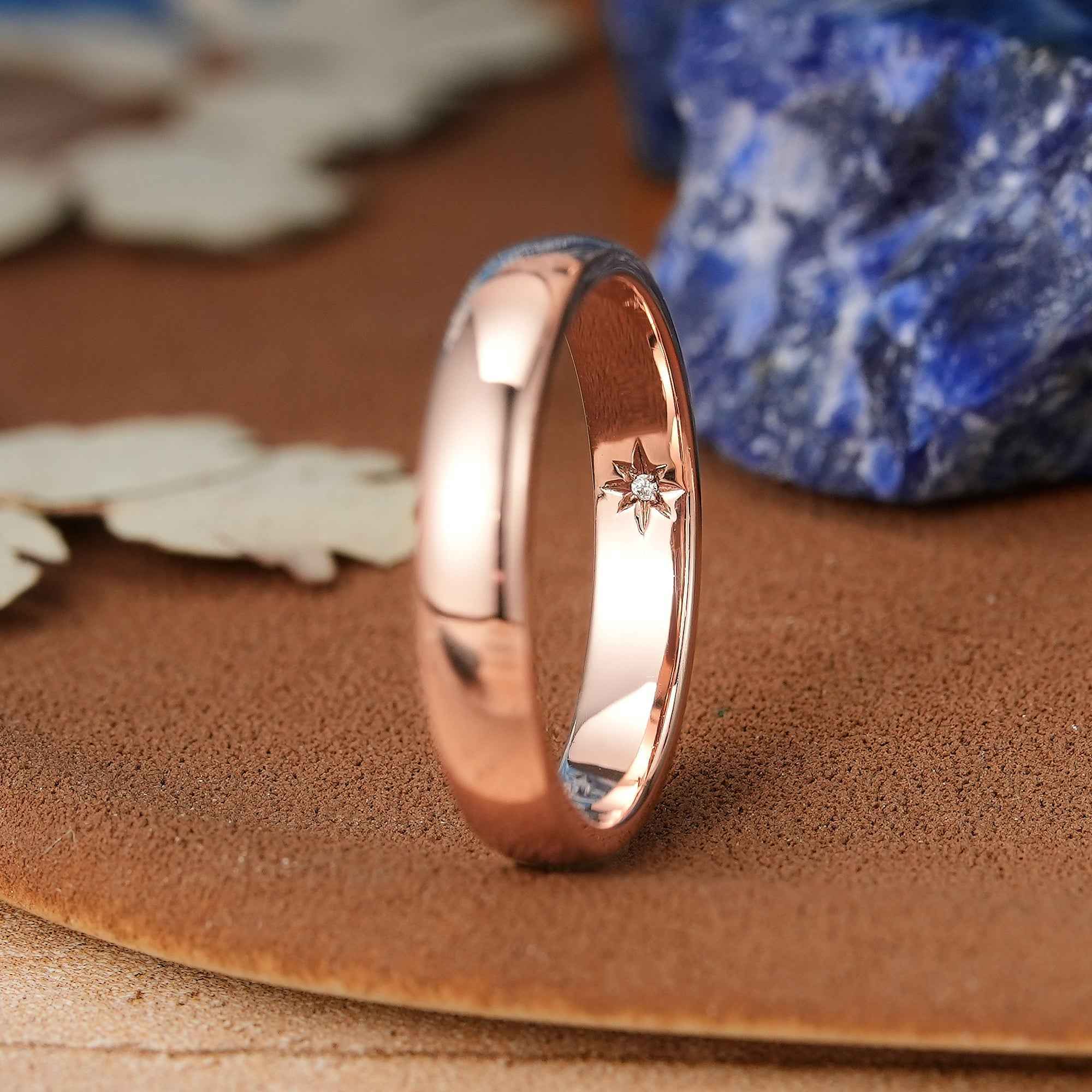 Star Inspired | 2pc Star Design Couple Rings Set For Men and Women