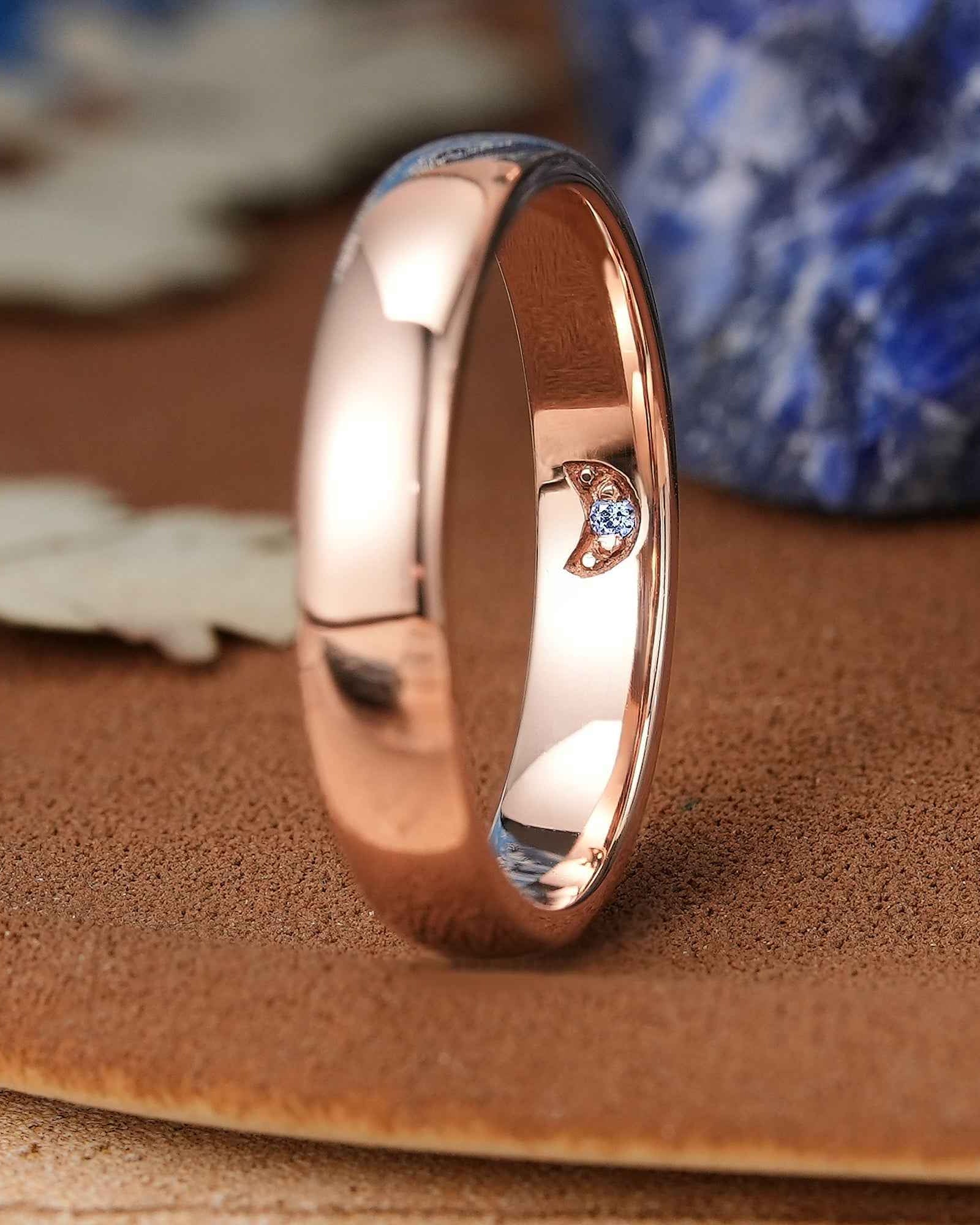 Moon Inspired | Moon Star Couple Rings Set For Men and Women