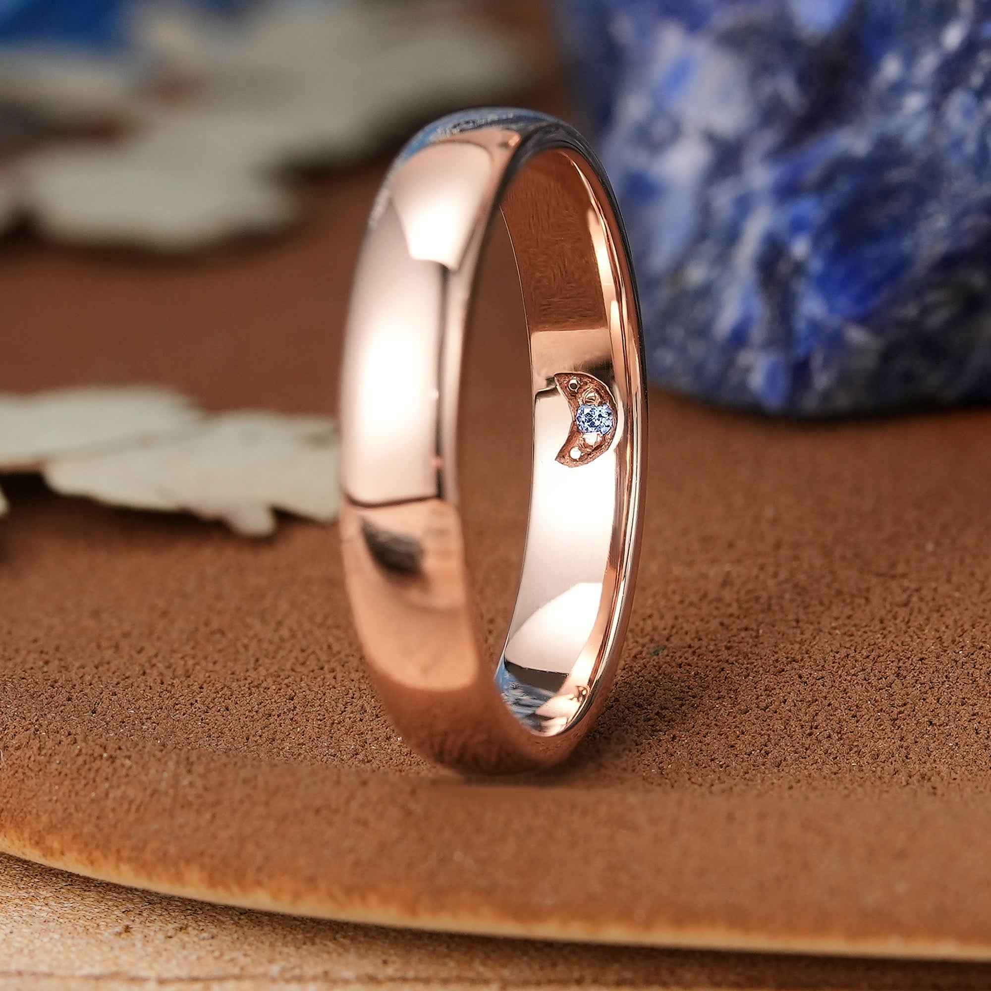 Moon Inspired | Moon Star Couple Rings Set For Men and Women