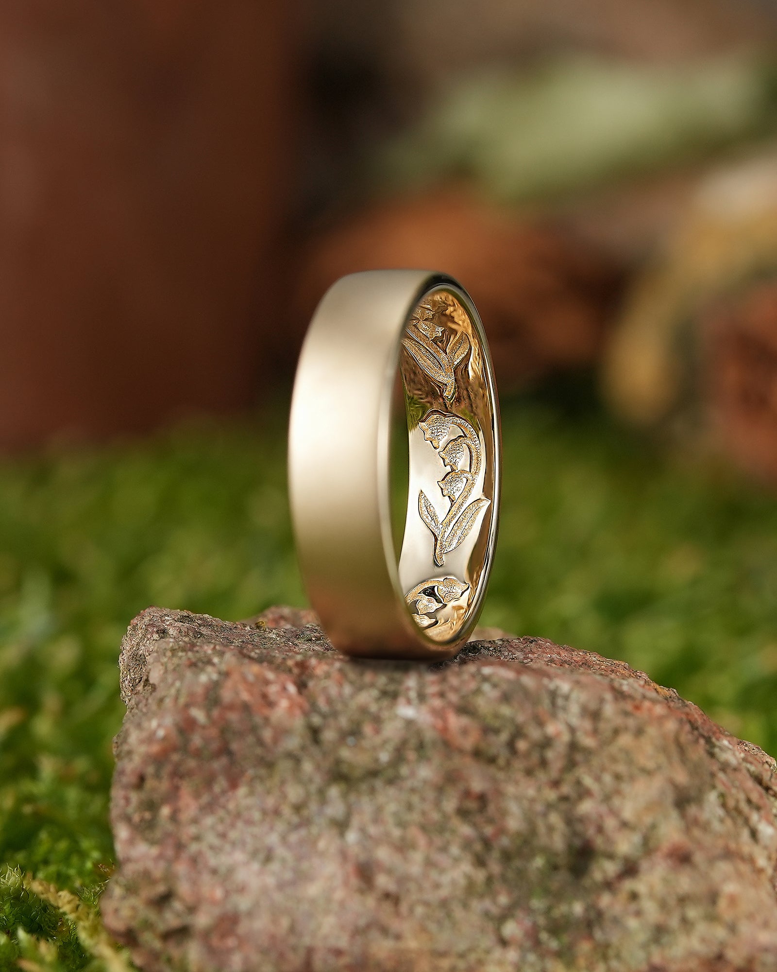 Flower Inspired | 2pcs Lily of the valley Couple Rings Set For Men and Women - LCCjewelry