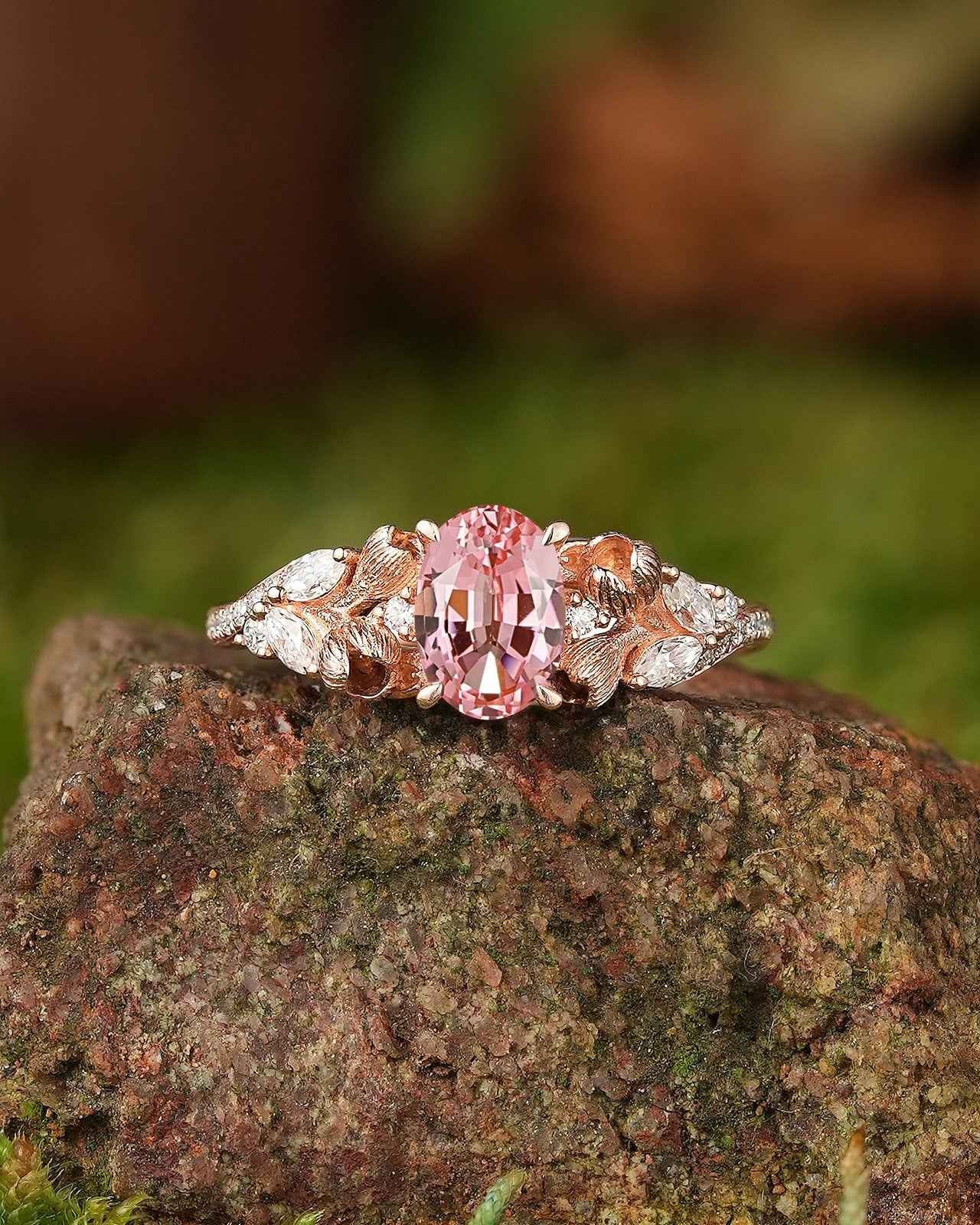 Floral Inspired | Papalacha Tulip Design Engagement Ring