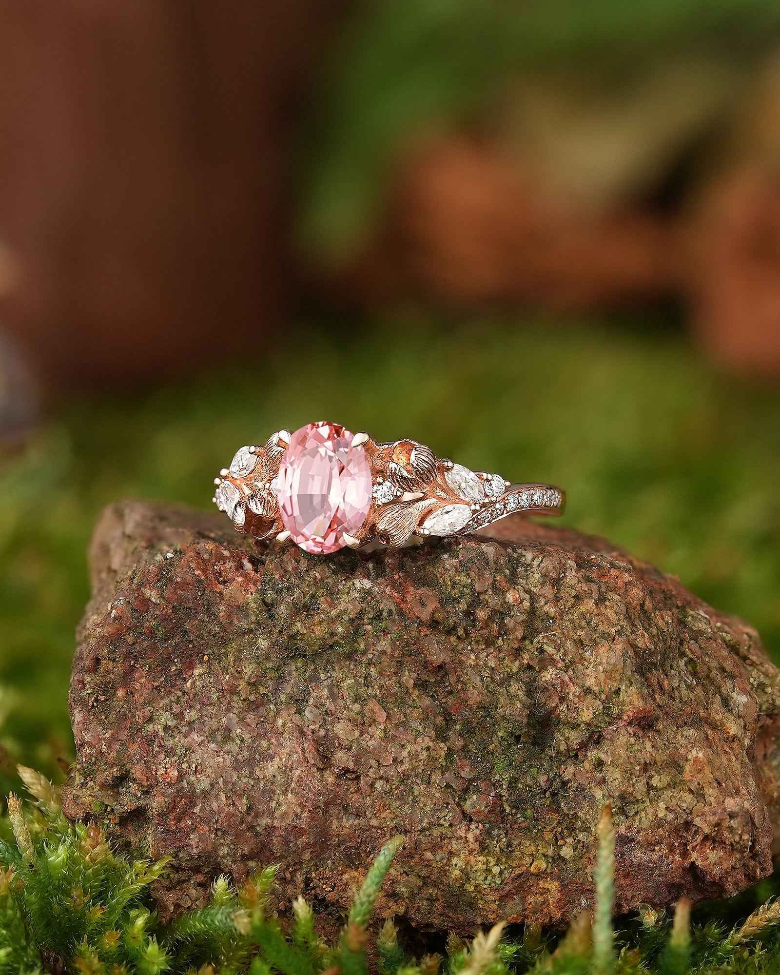 Floral Inspired | Papalacha Tulip Design Engagement Ring