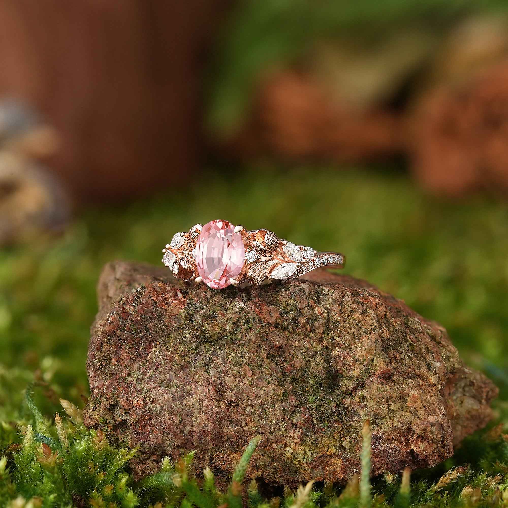 Floral Inspired | Papalacha Tulip Design Engagement Ring