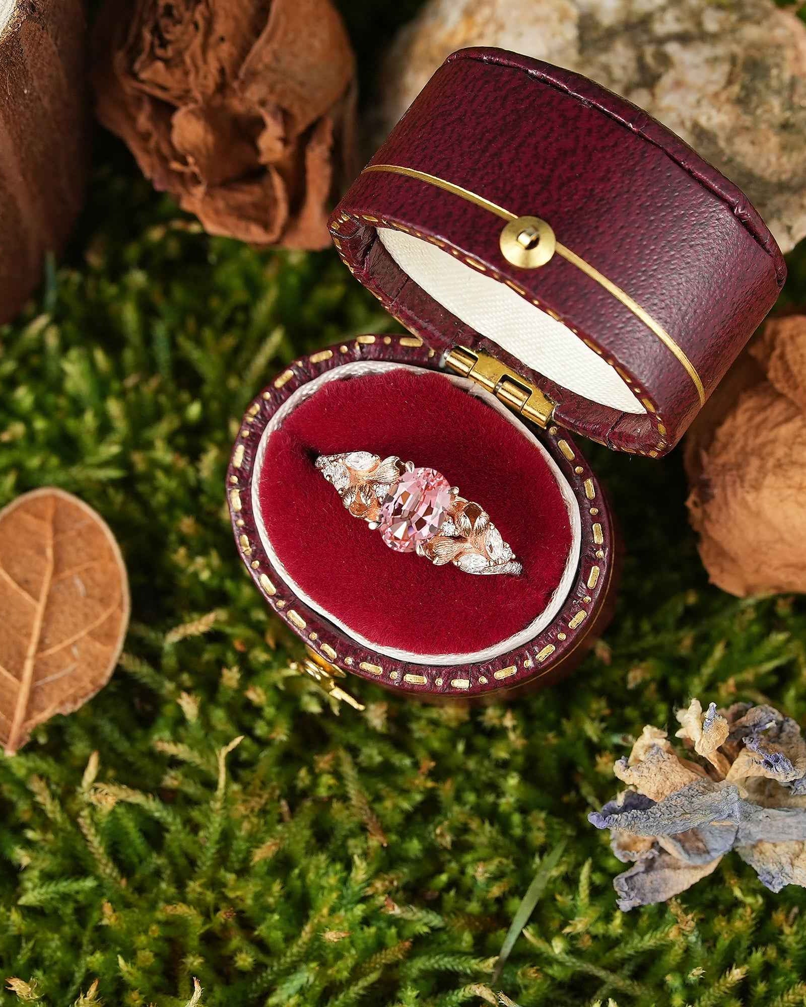 Floral Inspired | Papalacha Tulip Design Engagement Ring