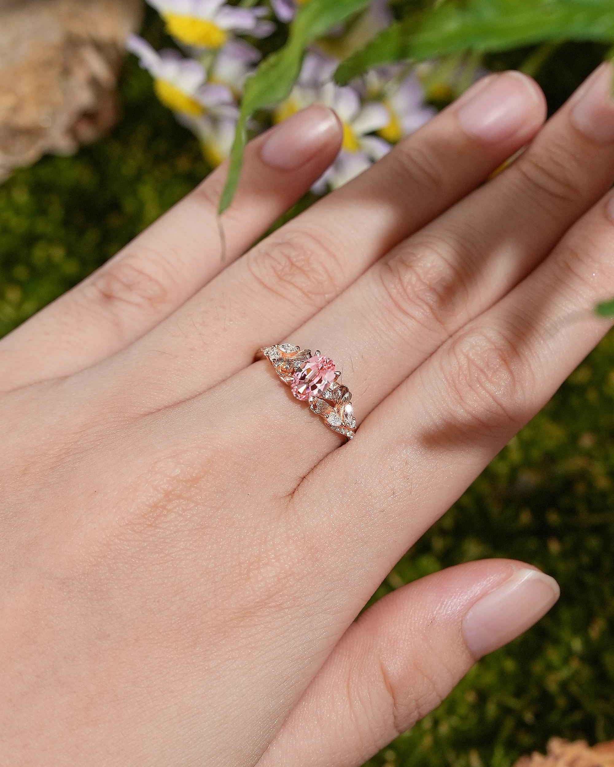 Floral Inspired | Papalacha Tulip Design Engagement Ring