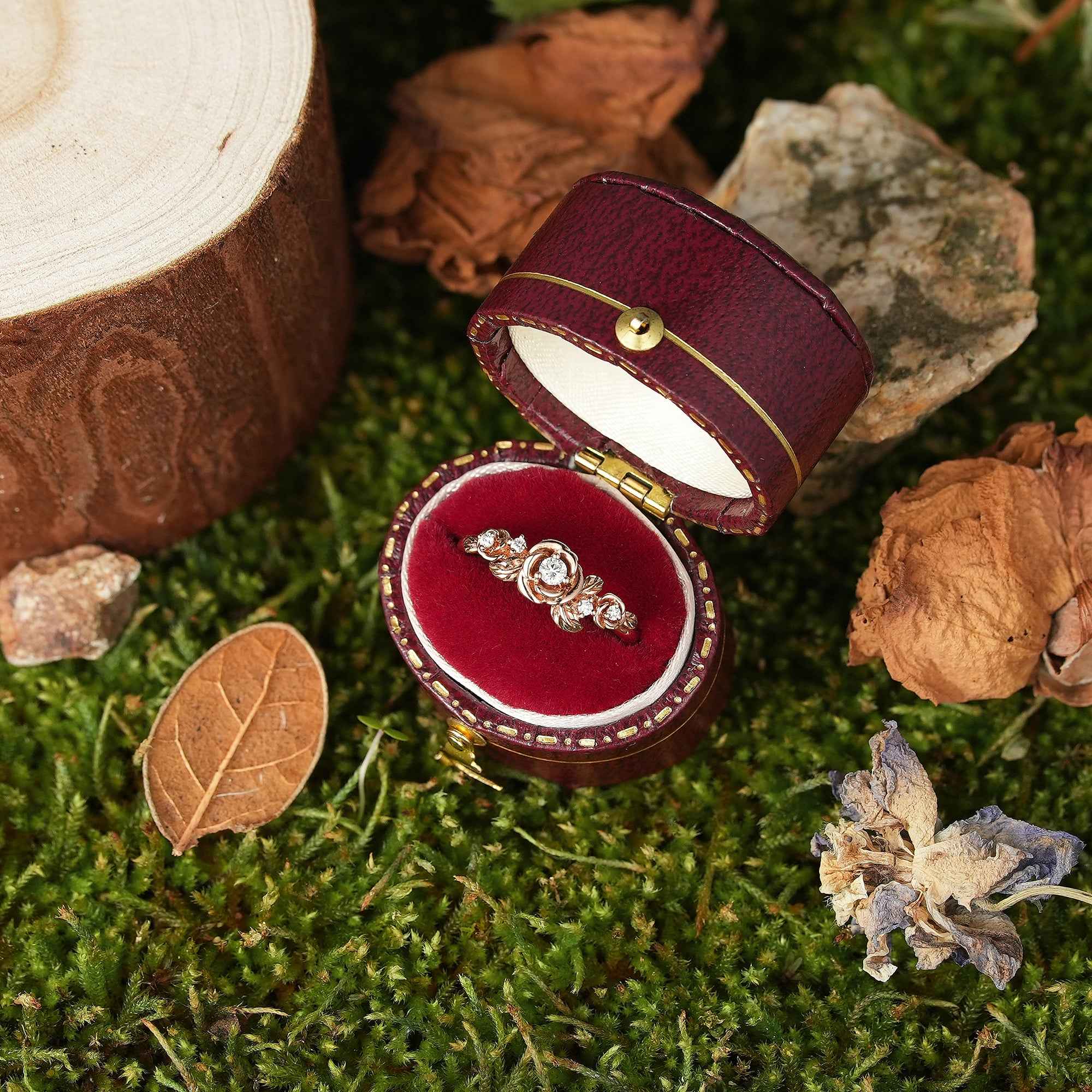 Floral Inspired | Handmake Rose Engagement Ring