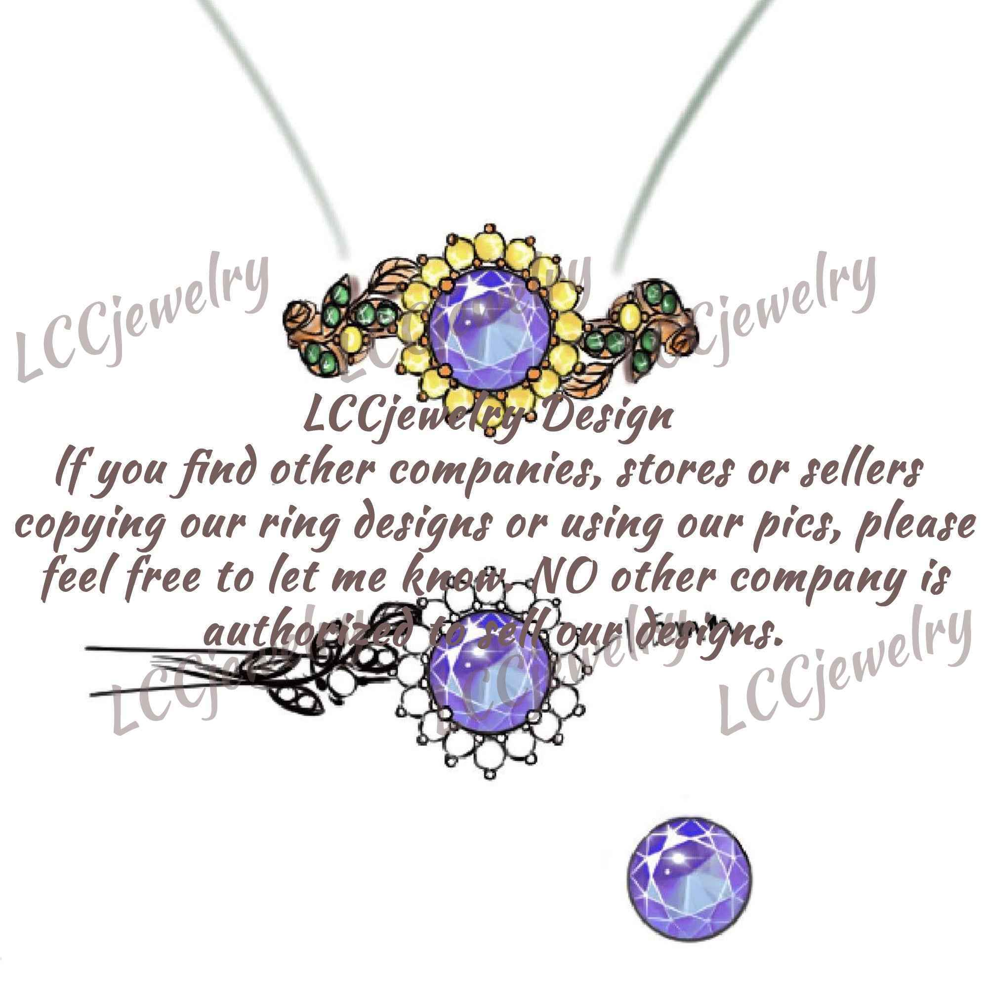 LCCjewelry | Unique Sunflower Yellow Gold Handmade Earrings