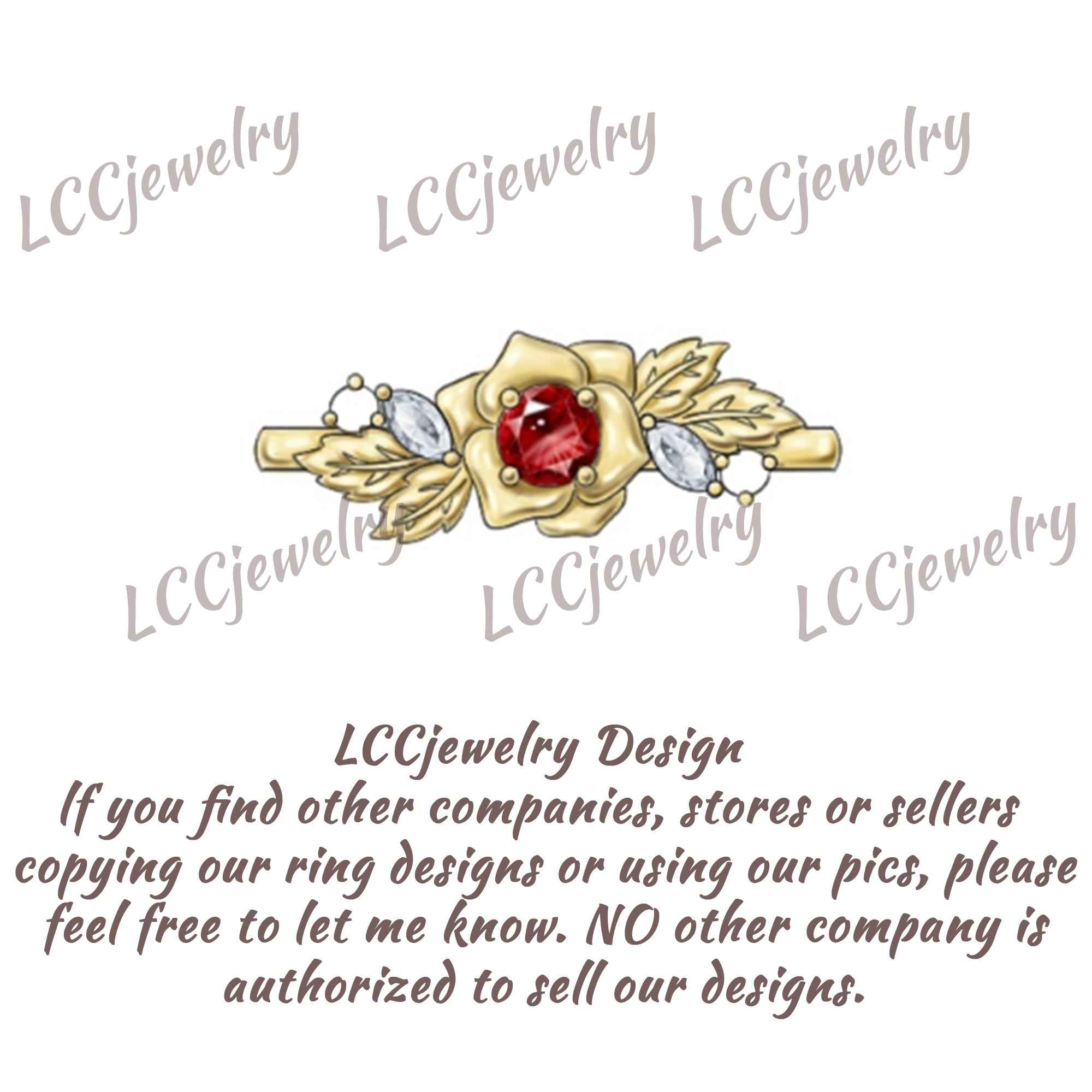 Floral Inspired | Moissanite Engagement Ring Handmake Rose Design