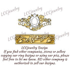 Floral Inspired | 2pcs Poppy Design Ruby Couple Rings Set