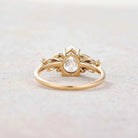 Leaf Inspired | Moning Glory Leaf Design Moissanite Engagement Ring