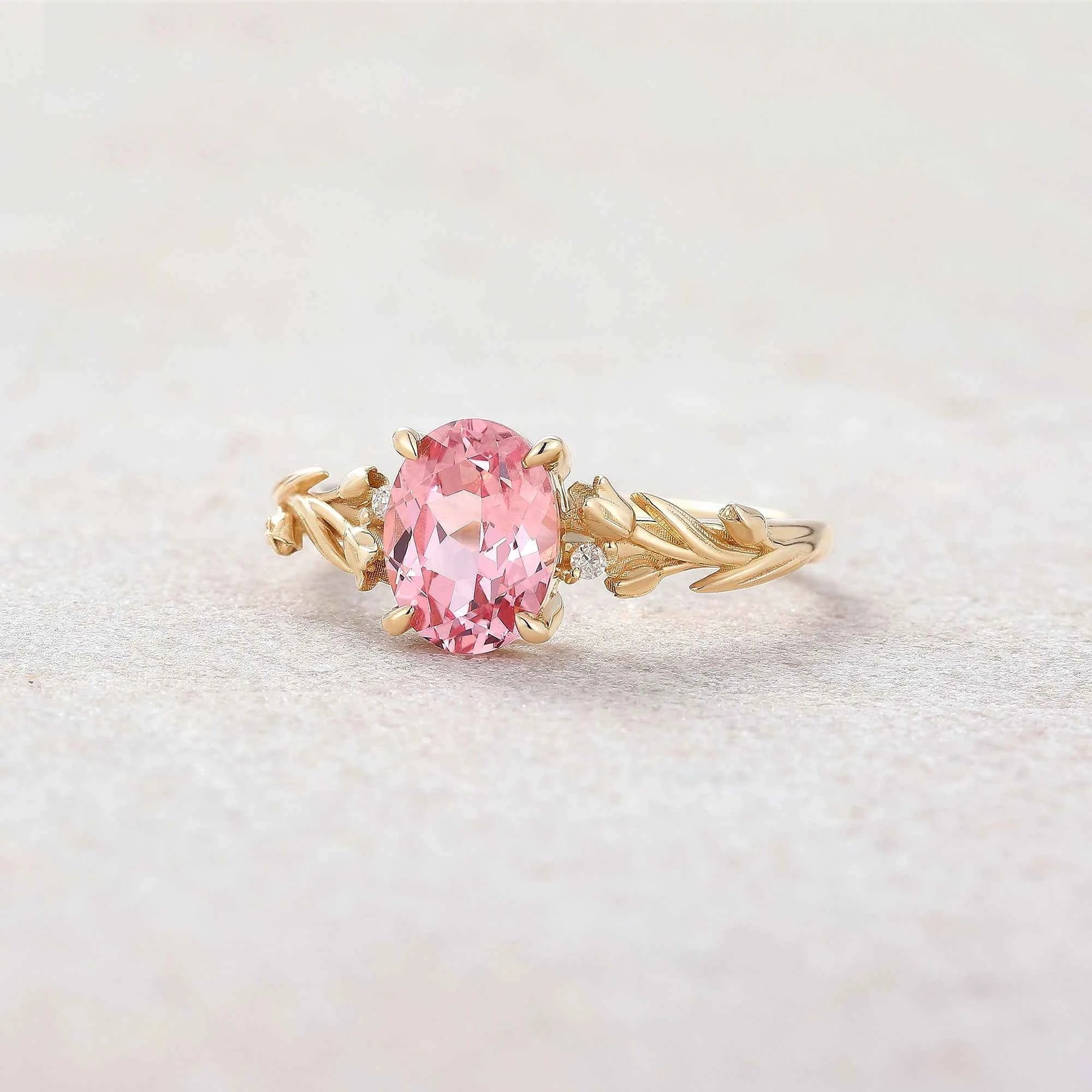 Floral Inspired | Papalacha Spring Tulip Engagement Ring