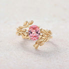 Floral Inspired | 2pc Papalacha Tulip Engagement Ring Set