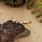 Floral Inspired | Tulip Design Curved Stacking Wedding Band