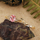 Floral Inspired | Papalacha Spring Tulip Engagement Ring Set