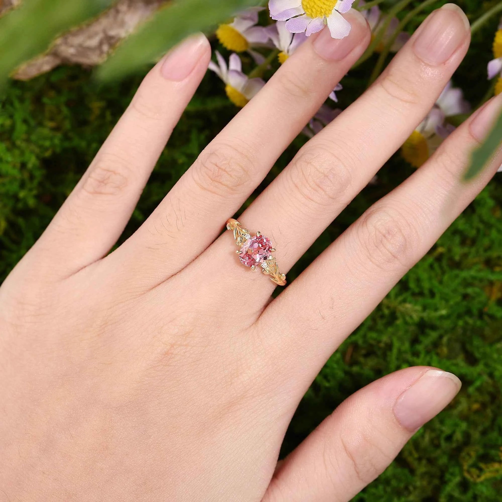 Floral Inspired | Papalacha Spring Tulip Engagement Ring