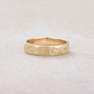 Floral Inspired | Cosmos Design Gold Wedding Band