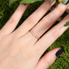 Floral Inspired | Morning Glory Design Curved Wedding Band