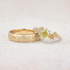 Floral Inspired | 2pcs Cosmos Design Moissanite Couple Rings