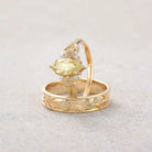 Floral Inspired | 2pcs Chrysanthemum Moissanite Couple Rings