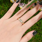 Floral Inspired | Chrysanthemum Design Gold Wedding Band