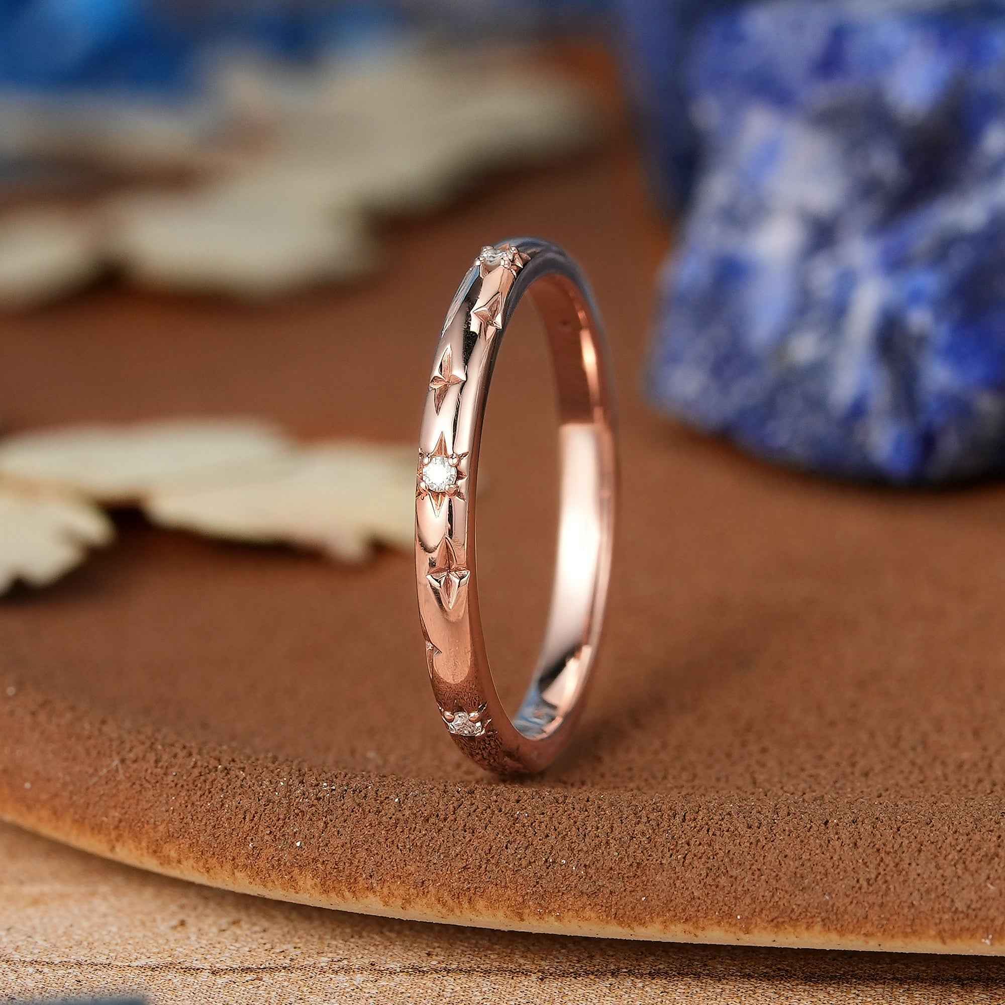 Star Inspired | 2pc Star Design Couple Rings Set For Men and Women