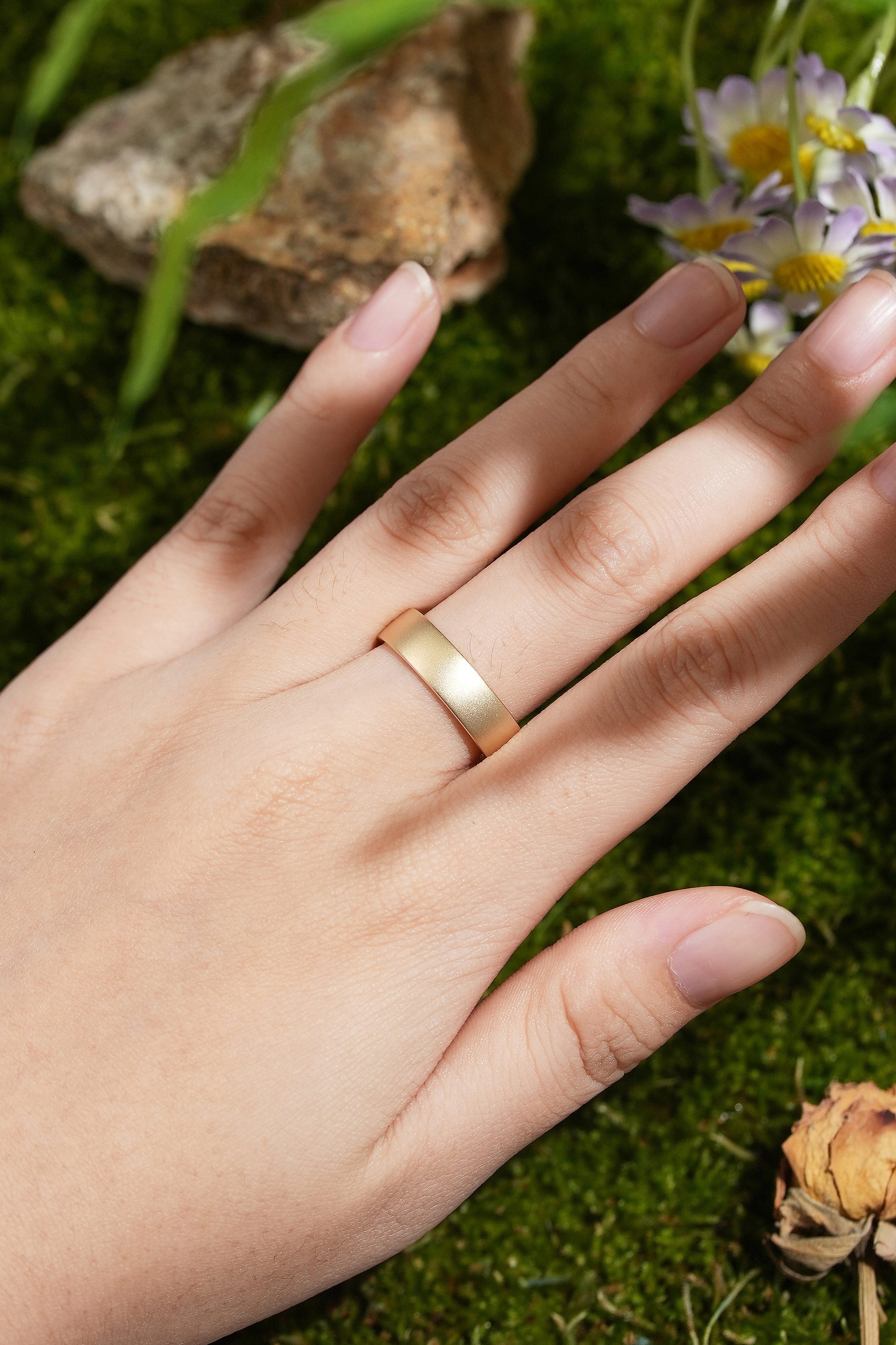 Flower Inspired | 2pcs Lily of the valley Couple Rings Set For Men and Women - LCCjewelry