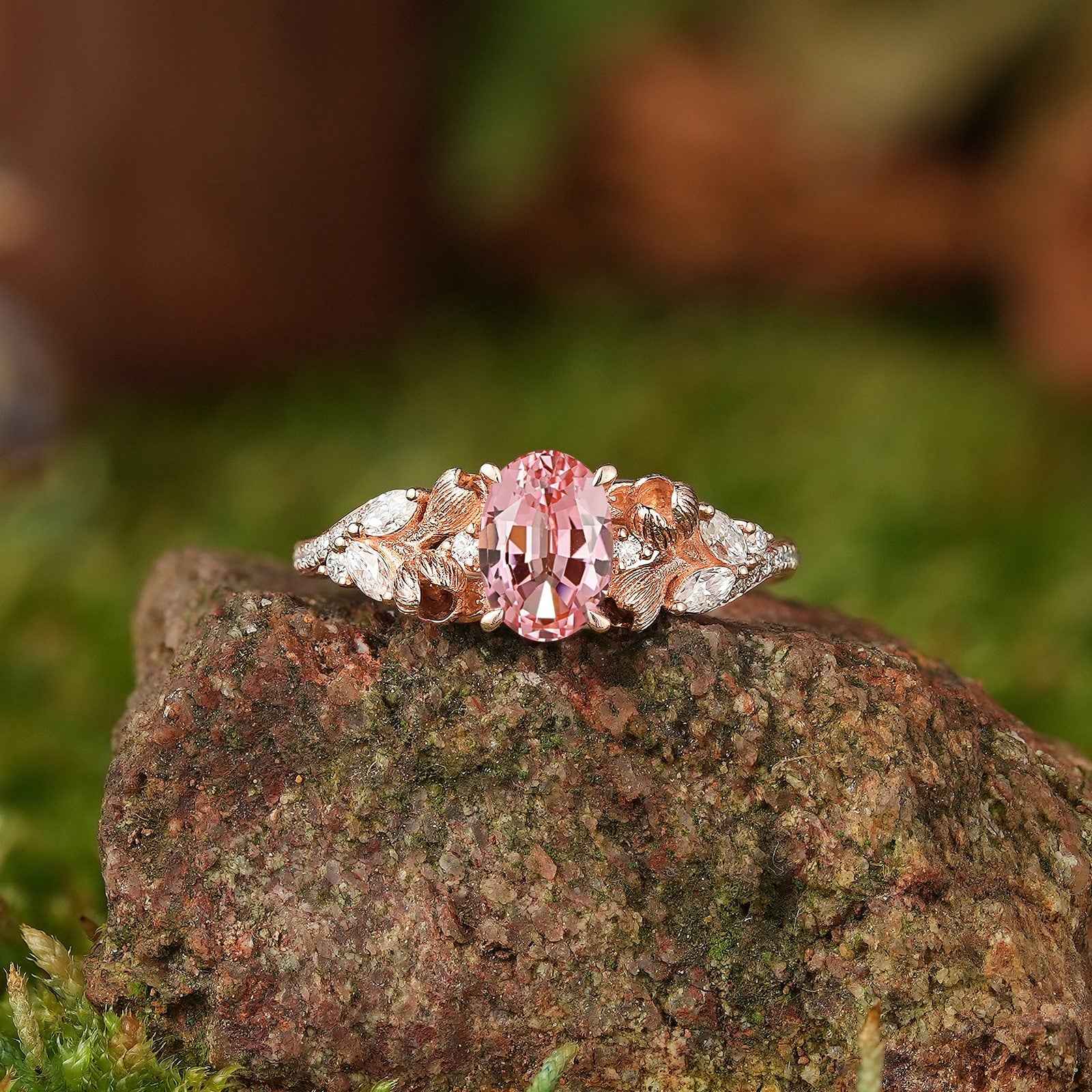 Floral Inspired | Papalacha Tulip Design Engagement Ring