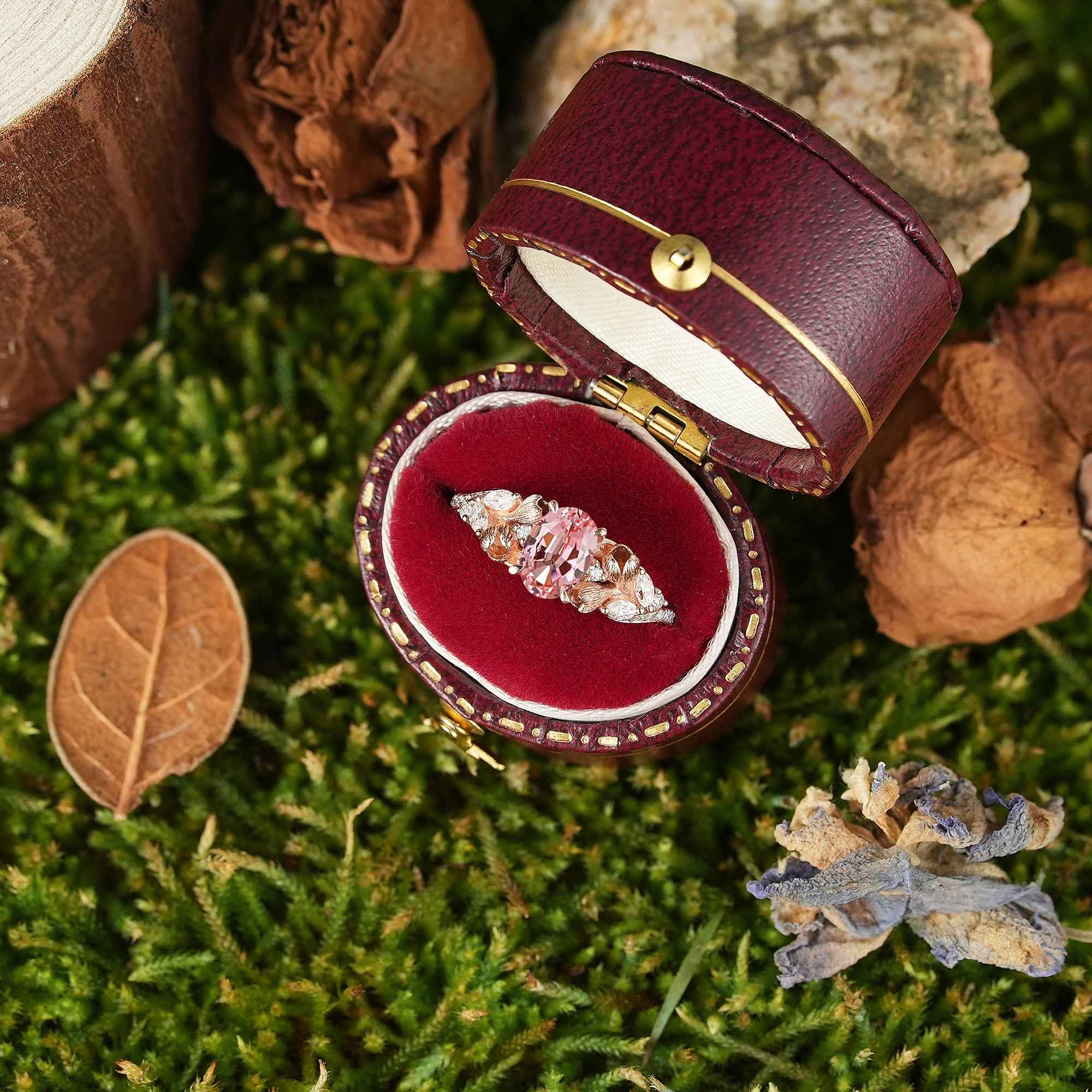 Floral Inspired | Papalacha Tulip Design Engagement Ring