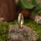 Floral Inspired | 3mm lily Of The Valley Design Wedding Band - LCCjewelry