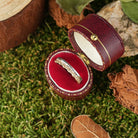 LCCjewelry | Nature Inspired Wheat Leaf Wedding Band - Unique Two Tone Design - LCCjewelry