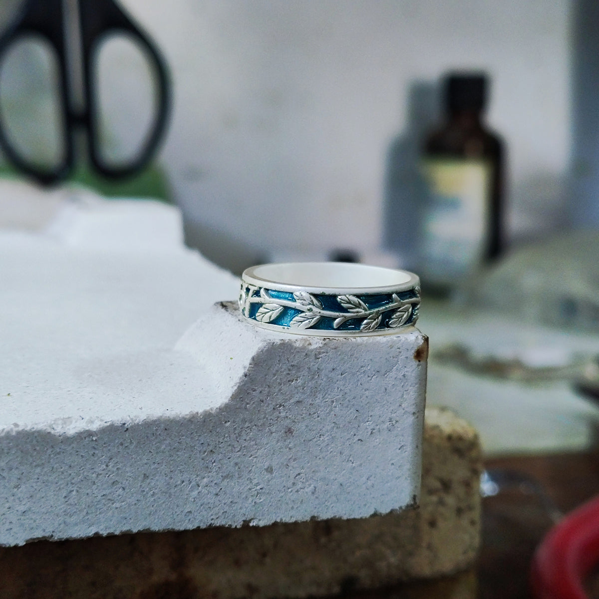 Unique Enamel Rings unique nature inspired enamel rings design – LCCjewelry